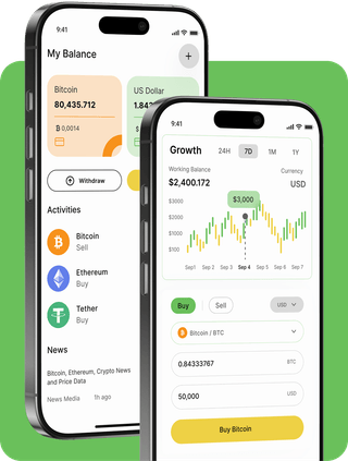 Terra Rendholt trading platform with live market data